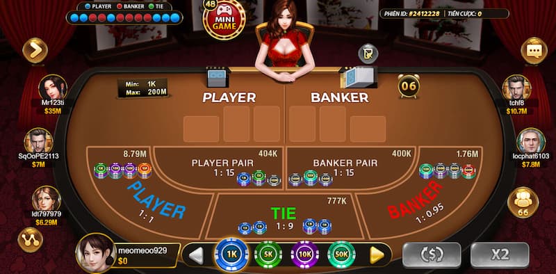 Baccarat Hit Club: Khám phá cách chơi chi tiết cho người mới 4 Quy trình diễn ra một ván cược