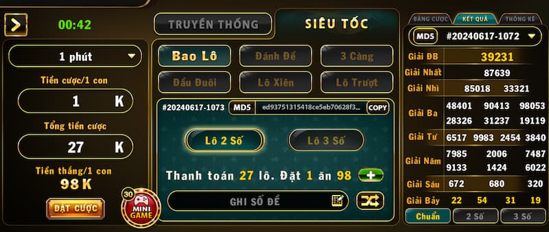 Lô đề Hit Club: Về bờ nhanh chóng với tỷ lệ ăn cực cao 3 Tính năng hiển thị và thống kê kết quả