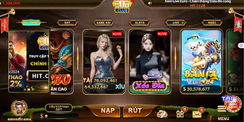 Nạp tiền Hit Club: Hướng dẫn nhanh chóng trong 3 phút 2 Các phương thức nạp tiền Hit club đang có