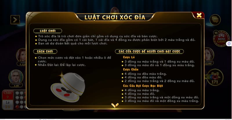 Xóc đĩa Hit Club: Bí kíp chơi bất bại cực hay 2025 3 Một số thuật ngữ khi chơi